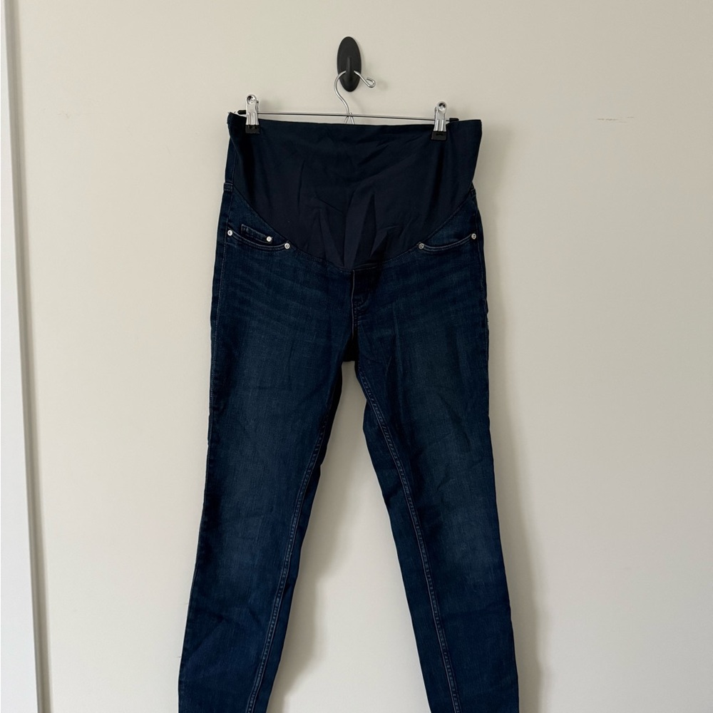 H&M Denim Blue Maternity Skinny Jeans